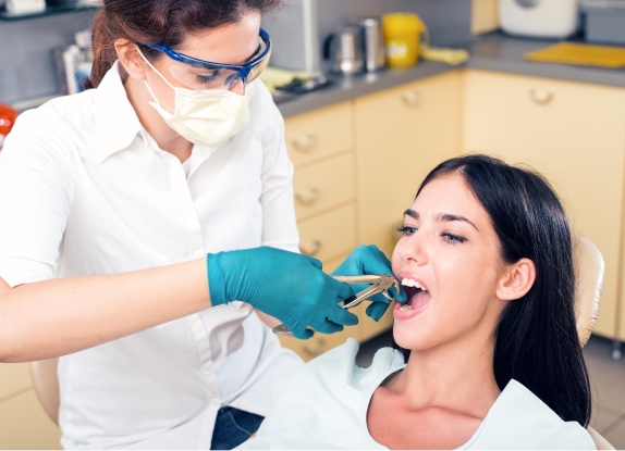 What is a tooth extraction
